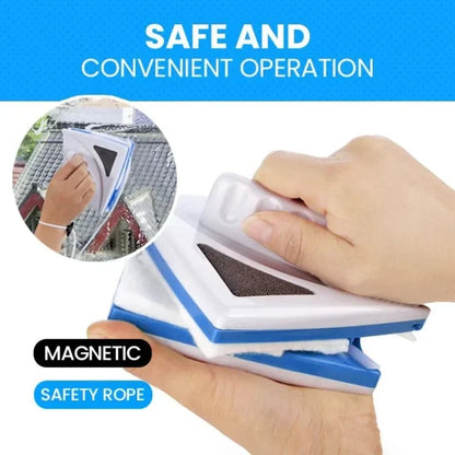 🔥Uppgraderad dubbelsidig magnetisk fönsterputsare