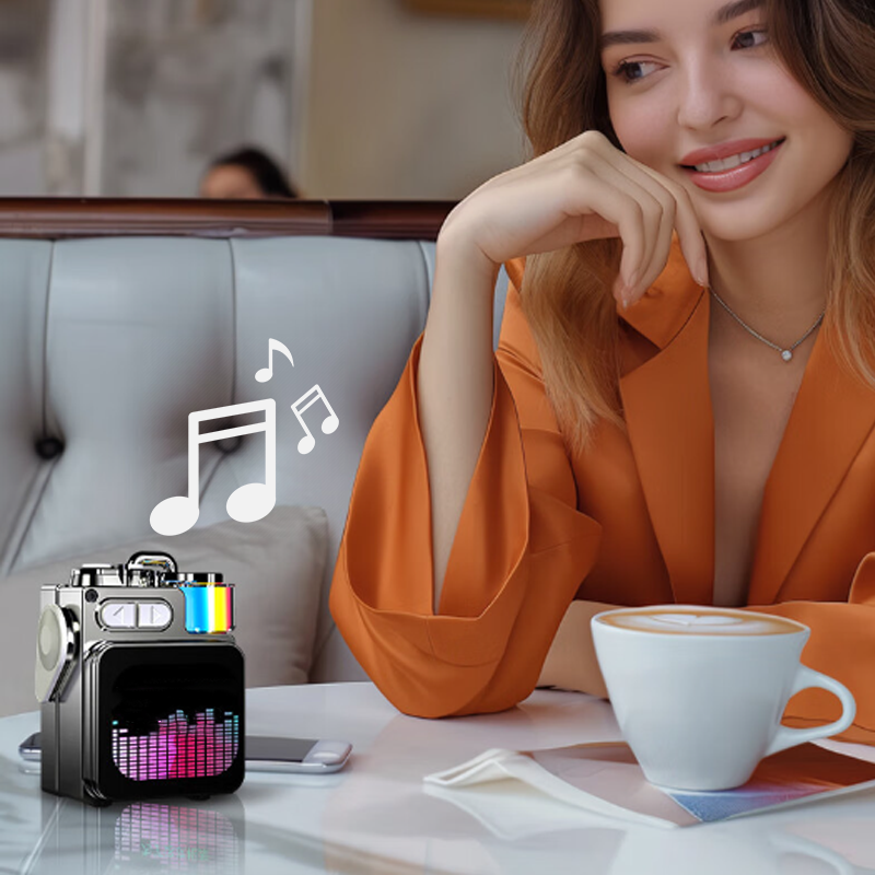 🔊Bärbar trådlös Bluetooth-högtalare 🎒