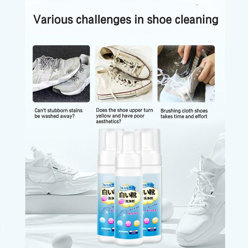 🔥KÖP 1 FÅ 1 GRATIS👟 Universell, portabel skumrengöring utan sköljning för skor💨