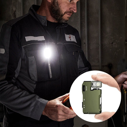 🔥Bästsäljare för flera plattformar🔥Portabel minificklampa med vridbart huvud
