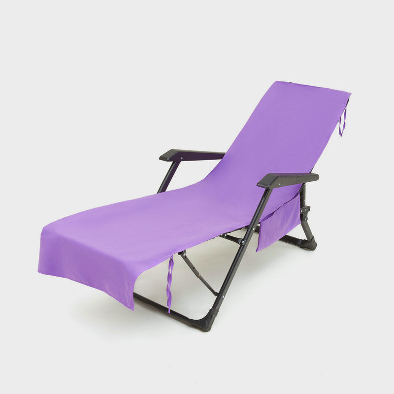 🏖️🌞Solstol Handduk i väska med förvaringsfickor🌊