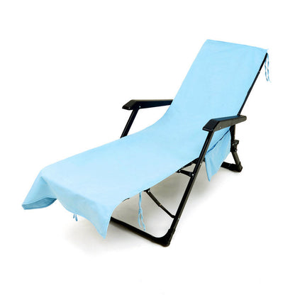 🏖️Summer Hot Sell 50% OFF🌞Solstol Handduk i väska med förvaringsfickor🌊