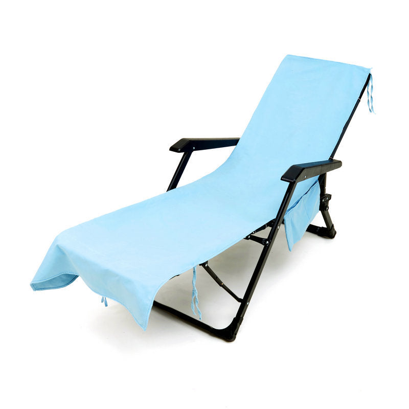 🏖️🌞Solstol Handduk i väska med förvaringsfickor🌊