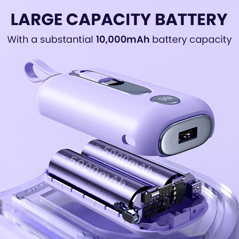 📱Supersnabb laddningsbar powerbank med inbyggda kablar✨50 procent prisreduktion under en begränsad tid✨
