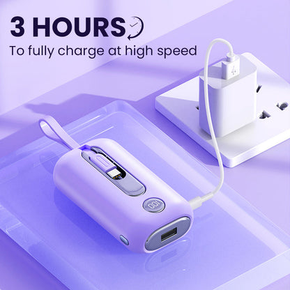 📱Supersnabb laddningsbar powerbank med inbyggda kablar✨50 procent prisreduktion under en begränsad tid✨