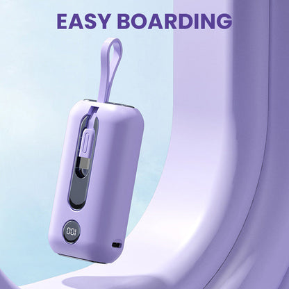 📱Supersnabb laddningsbar powerbank med inbyggda kablar✨50 procent prisreduktion under en begränsad tid✨