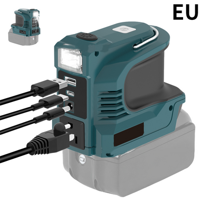 🔌🚗 Släpp lös kraften när som helst, var som helst! Kompakt DC/AC-växelriktare – perfekt för utomhusbruk, sommarstugor, husbilar och äventyr!