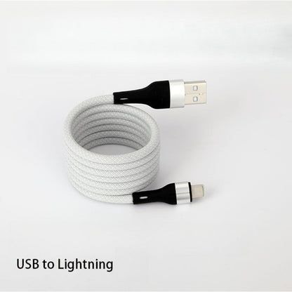 🔥Magnetisk snabbladdningskabel med flätad design och multikompatibilitet