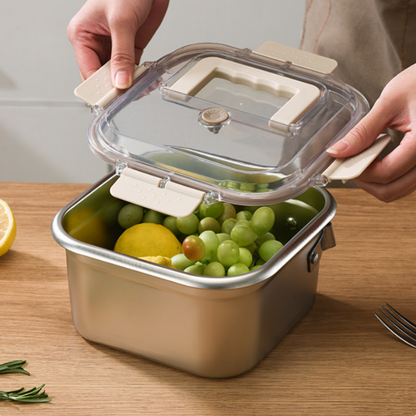 🫕Multifunktionell stekhällssats - stekpanna, kokare, färskhållning och grönsakstvätt