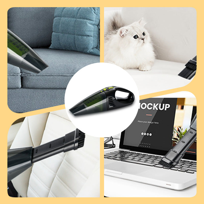 🚗 50% RABATT NU!🌪️ Sladdlös Bilsdammsugare – Kraftfull, Portabel & Våt/Torr Användning – Multi-tillsats Essential 🔌