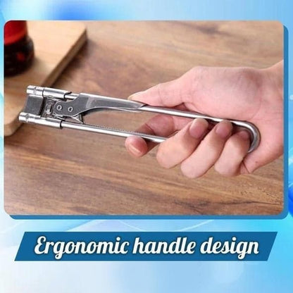 🛒50% RABATT NU! 🎁💪Universell burköppnare i rostfritt stål – Öppnar lock på ett ögonblick, perfekt för artrit, långa naglar och svag handstyrka ✨.