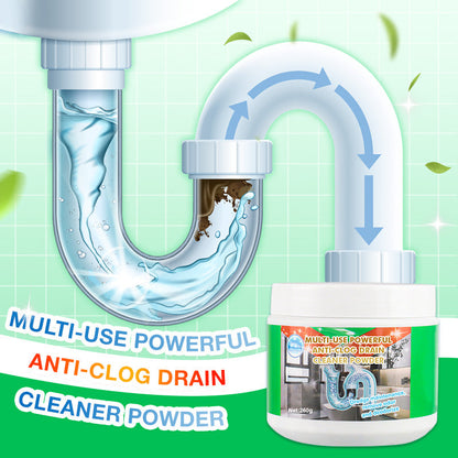 🔥【Köp 2 få 1 gratis】😘Multifunktionellt, kraftfullt avloppsrengöringspulver som förhindrar igensättning