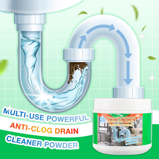 🔥【Köp 2 få 1 gratis】😘Multifunktionellt, kraftfullt avloppsrengöringspulver som förhindrar igensättning