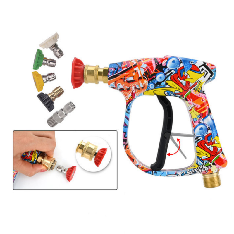 🔥Högtryckstvättpistol med 5 st munstycken