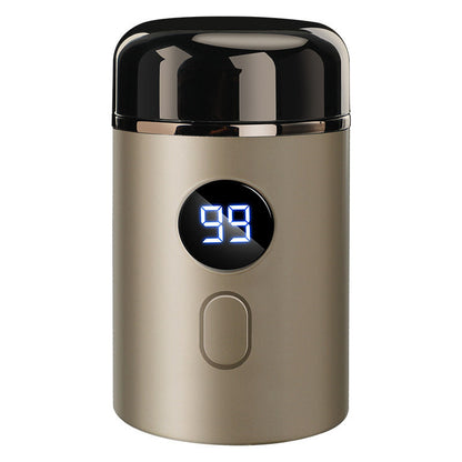 🔥Hett erbjudande: 49 % rabatt🔥Men's kraftfull mini elektrisk rakapparat med digital display