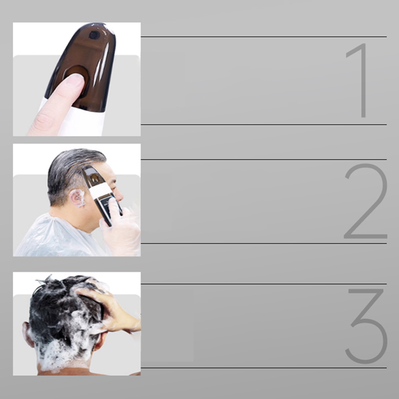 Bärbar säker hårfärgskam