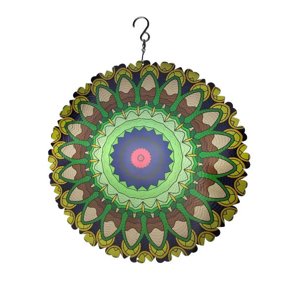 (🎁2025 Ny 🎁) 3D Färgglad vind som snurrar Mandala