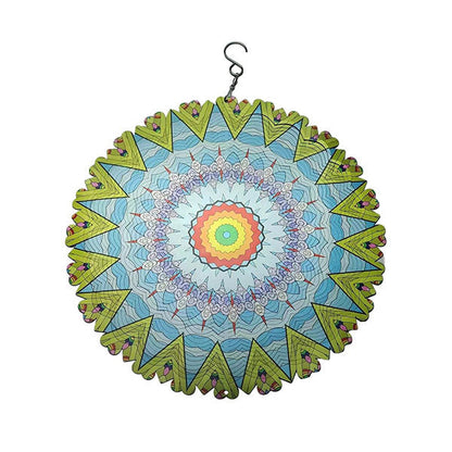 (🎁2025 Ny 🎁) 3D Färgglad vind som snurrar Mandala