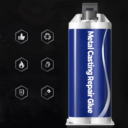 🛠️ KÖP 1 FÅ 1 GRATIS! ⚡ Metal Casting Repair Glue – Höghållfast, Snabbhärdande & Värmebeständig För Permanenta Reparationer 🔥