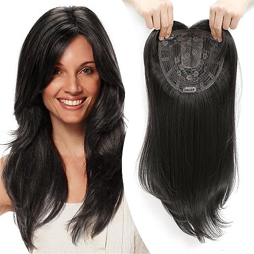 💇‍♀️✨ 50% RABATT! | Topper Med Lugg – Lager-på-lager Hårförlängning för Tunt Hår, Volym & Naturlig Look!