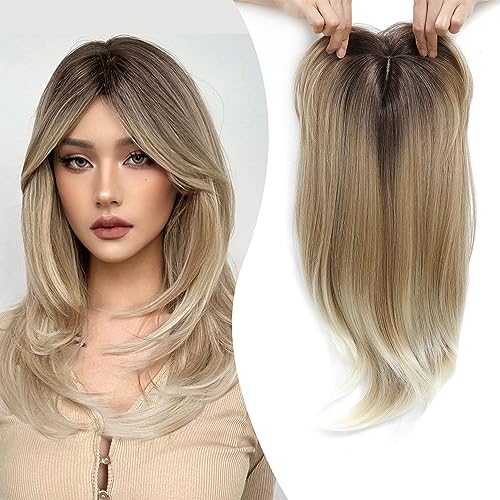 💇‍♀️✨ 50% RABATT! | Topper Med Lugg – Lager-på-lager Hårförlängning för Tunt Hår, Volym & Naturlig Look!