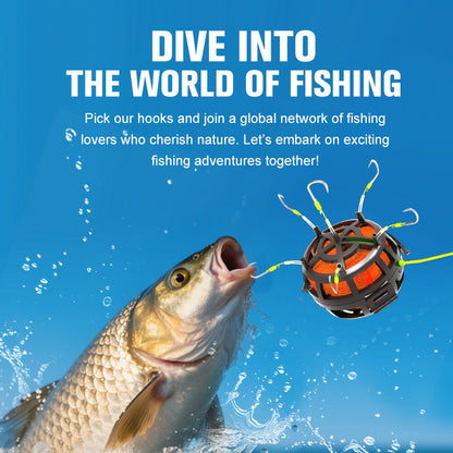 🎣🔥 Revolutionerande fiskebete - Fånga fisk snabbare! Inverterad bottenkrok med betesbur - Locka till dig mer fisk än någonsin tidigare!