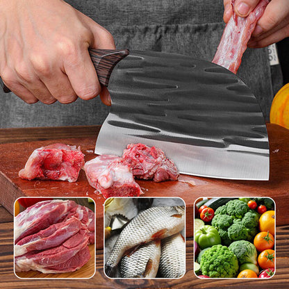 🔥Kökskniv i rostfritt stål med ergonomiskt handtag