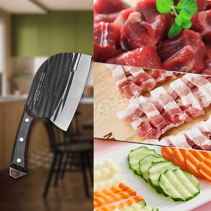 🔥Kökskniv i rostfritt stål med ergonomiskt handtag