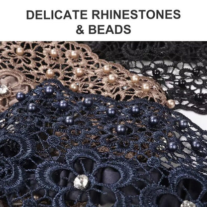 🔥Plum Blossom Hollow Beaded Wide Pannband