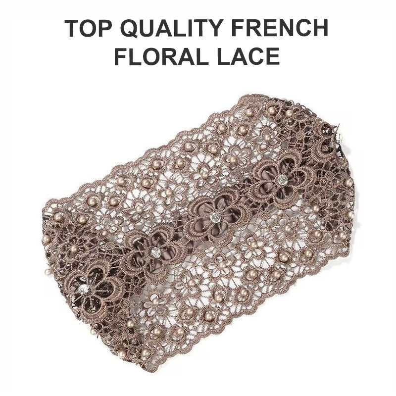 🔥Plum Blossom Hollow Beaded Wide Pannband