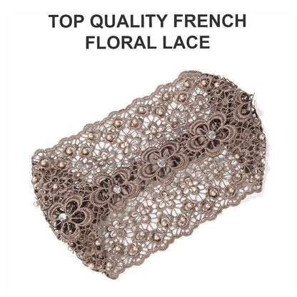 🔥Plum Blossom Hollow Beaded Wide Pannband