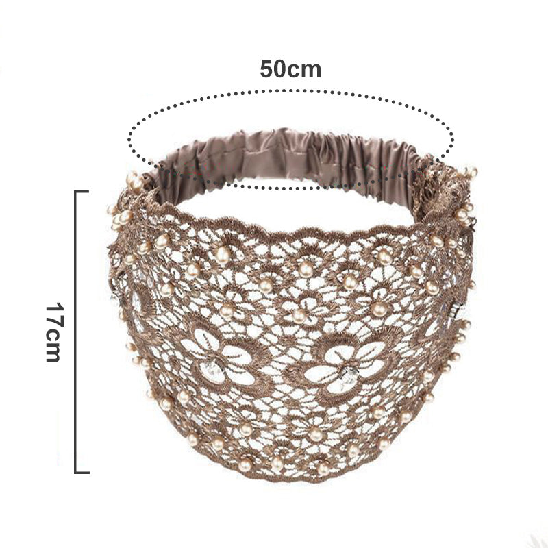 🔥Plum Blossom Hollow Beaded Wide Pannband