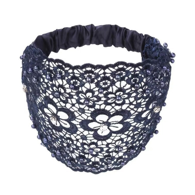🔥Plum Blossom Hollow Beaded Wide Pannband