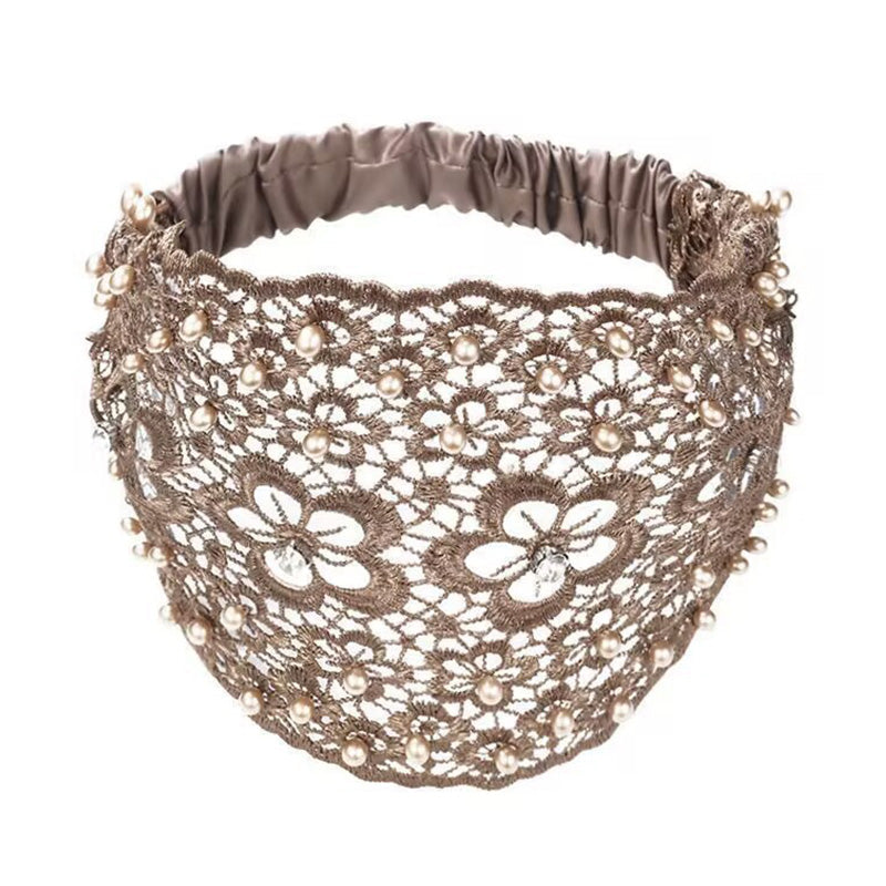 🔥Plum Blossom Hollow Beaded Wide Pannband