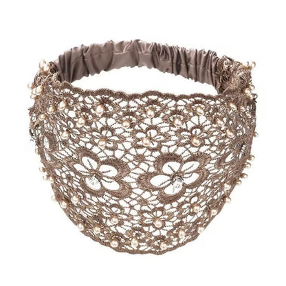 🔥Plum Blossom Hollow Beaded Wide Pannband