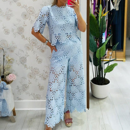 🌸 50% rabatt på nya produkter 💖 Tvådelade dräkter i spets för kvinnor