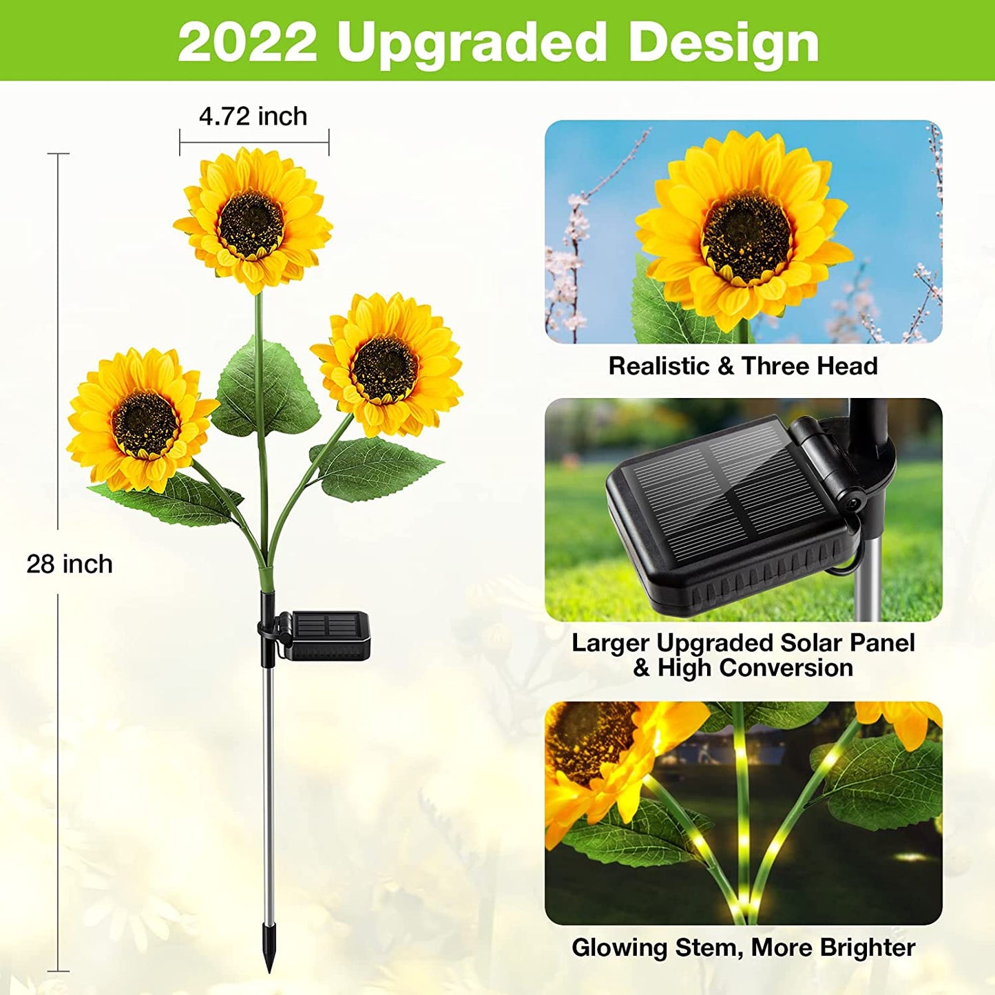 🔥Sunflower Solar Garden Stake Led Lights