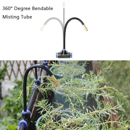 🚿360° böjd trädgård automatiskt bevattningssystem