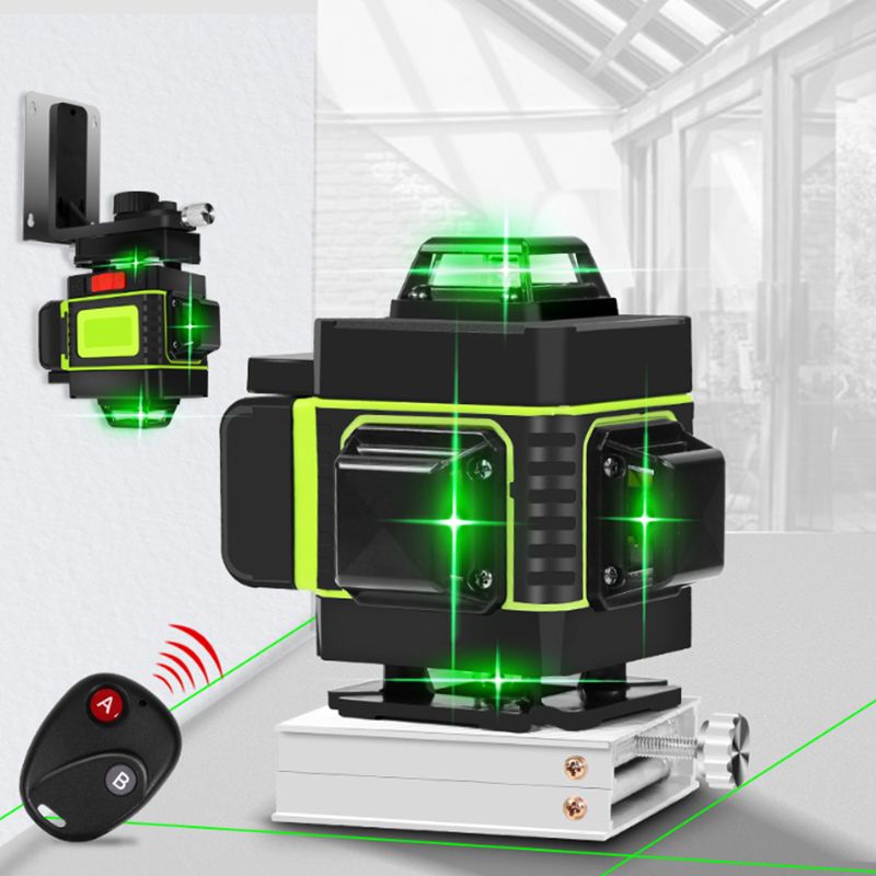 📢📢50% RABATT NU!! ⏰🔥16-linjig grön laserwaterpass med automatisk nivellering🎉