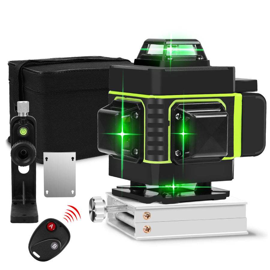 📢📢50% RABATT NU!! ⏰🔥16-linjig grön laserwaterpass med automatisk nivellering🎉