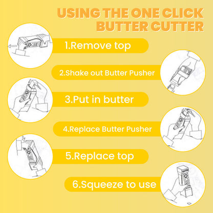 ✂️🧈Great Kitchen Helper - Handhållen ost- och smörskärare Skivare