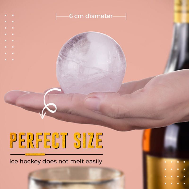 DIY-isboll av livsmedelskvalitet för cocktailwhisky