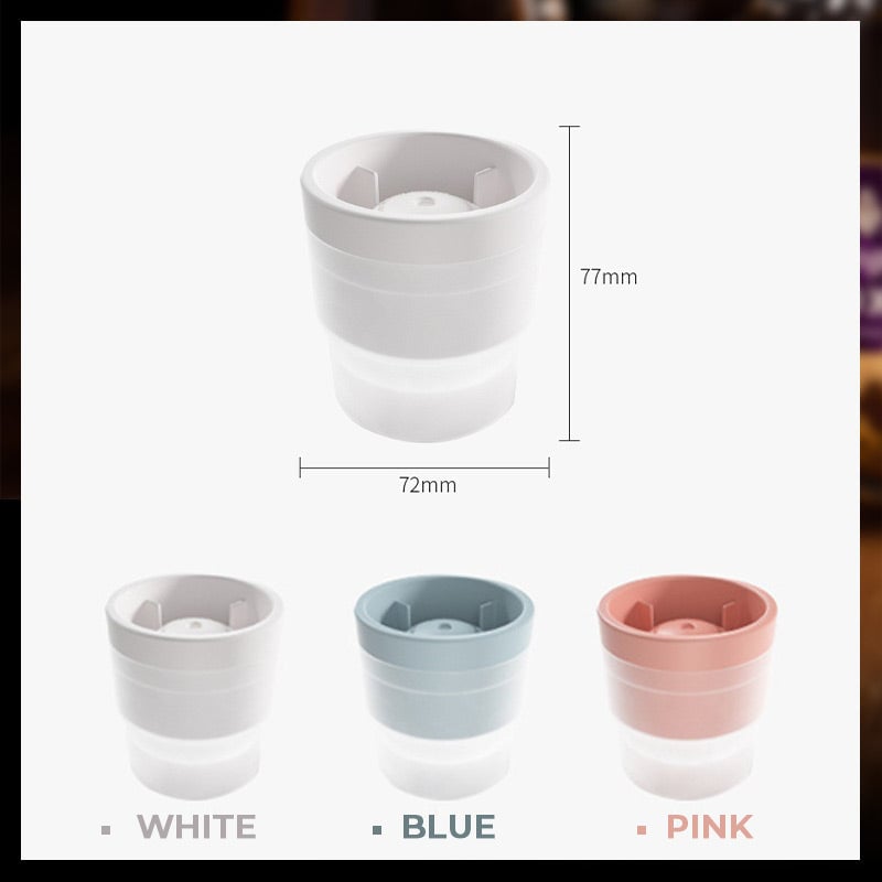 DIY-isboll av livsmedelskvalitet för cocktailwhisky