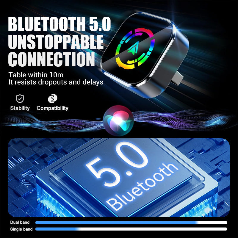 🔥2025 Exklusiva Reor 47 % rabatt🔥2-i-1 trådlös adapter för iPhone och Android Auto🎵