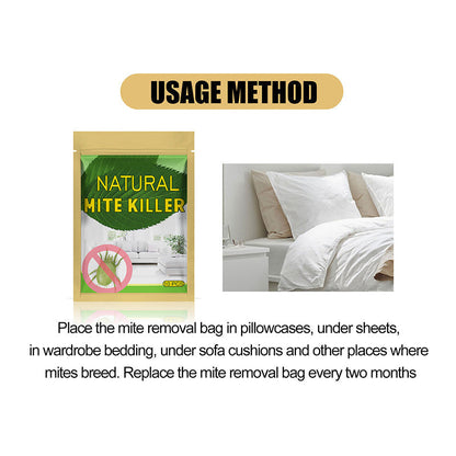 🌿 50% RABATT NU! Naturlig kvalsterkontroll Sachet – växtbaserat, långvarigt skydd & säkert för barn och husdjur – perfekt för garderober, sängkläder och soffor 🛏️✨