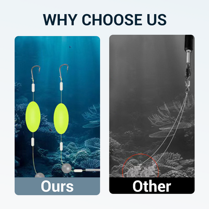 🎣⚡ Omvänd bottenrigg med dubbel krok! Den uppgraderade versionen ökar hakningshastigheten med 50 % – säg adjö till att fastna! 🎣