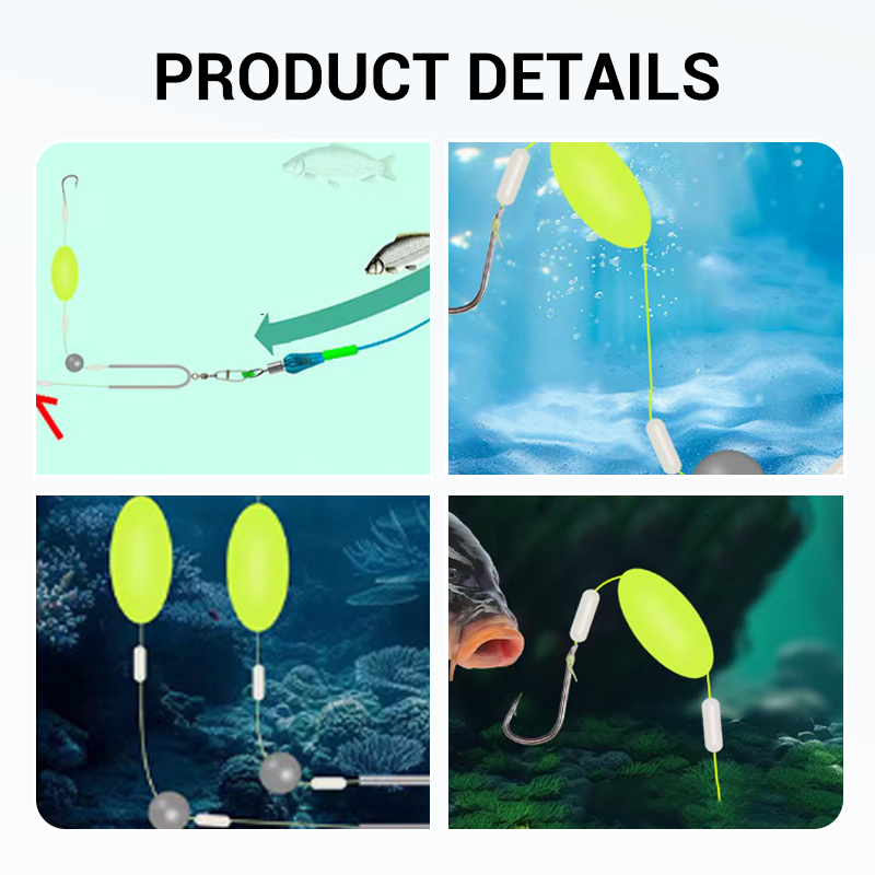 🎣⚡ Omvänd bottenrigg med dubbel krok! Den uppgraderade versionen ökar hakningshastigheten med 50 % – säg adjö till att fastna! 🎣