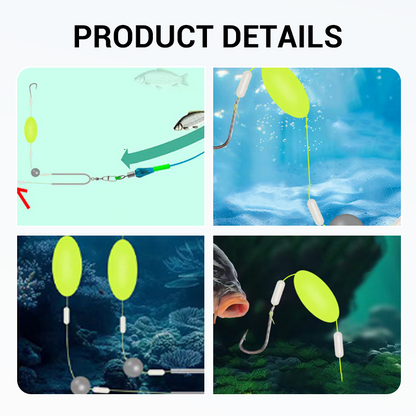 🎣⚡ Omvänd bottenrigg med dubbel krok! Den uppgraderade versionen ökar hakningshastigheten med 50 % – säg adjö till att fastna! 🎣