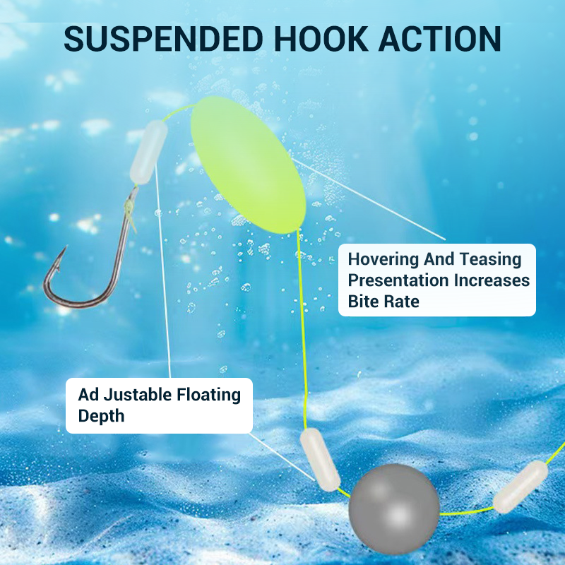 🎣⚡ Omvänd bottenrigg med dubbel krok! Den uppgraderade versionen ökar hakningshastigheten med 50 % – säg adjö till att fastna! 🎣