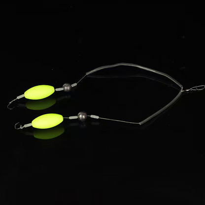 🎣⚡ Omvänd bottenrigg med dubbel krok! Den uppgraderade versionen ökar hakningshastigheten med 50 % – säg adjö till att fastna! 🎣